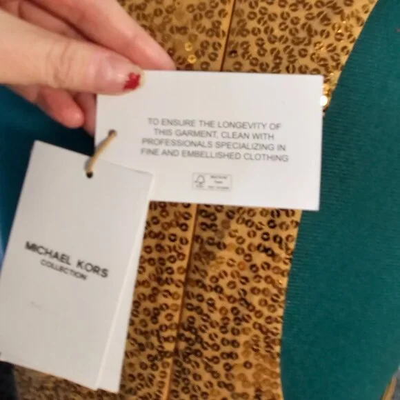 Michael Kors Collection Sequin Jumpsuit – Size 6 – NWT – Retail $5,990.00 - Picture 7 of 11